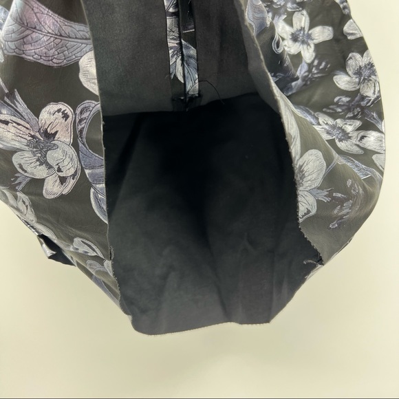 NEW Zara Metallic Floral Skirt Small - Picture 5 of 10